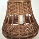 Lampe en rotin vintage