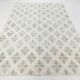 Tapis vintage géométrique beige délavé 7x10, 198x296 cm