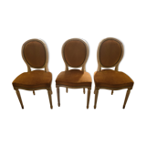 Chairs medallion Louis Louis XVI