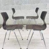 Set of 4 vintage chairs and Flottoto design