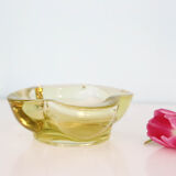 Nice empty yellow crystal pocket, vintage