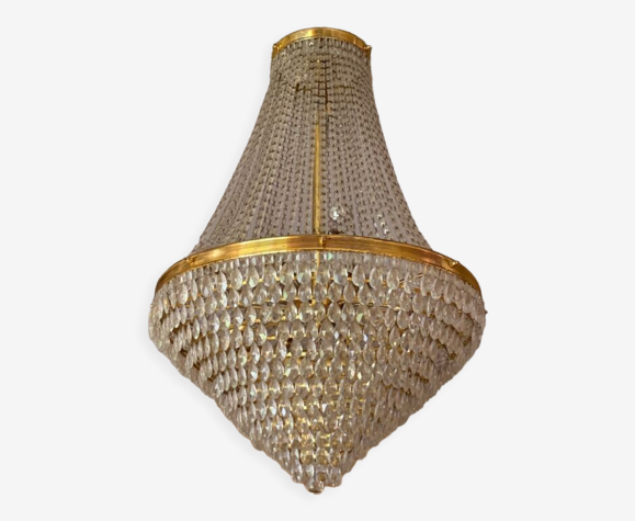 Lustre en Swarovski cristal de château