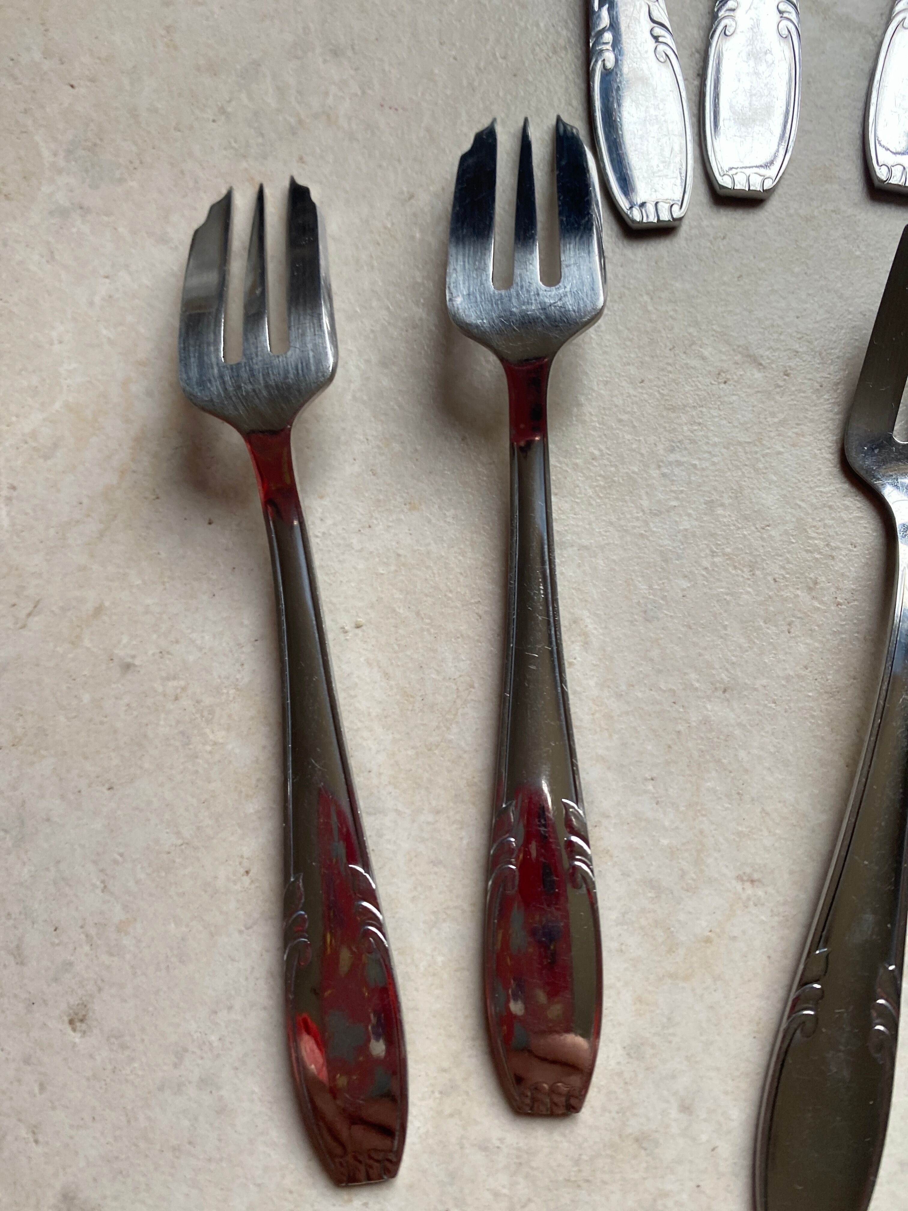 Vintage cake forks