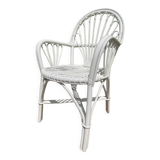 Paire de fauteuil en rotin des années 70 suédois
