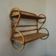 Rattan shelf