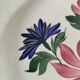 Ensemble 8 assiettes Saint Amand décor fleurs stylisées 4122
