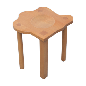 tabouret en bois de pin