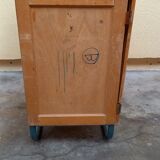 Cabinet and school desk