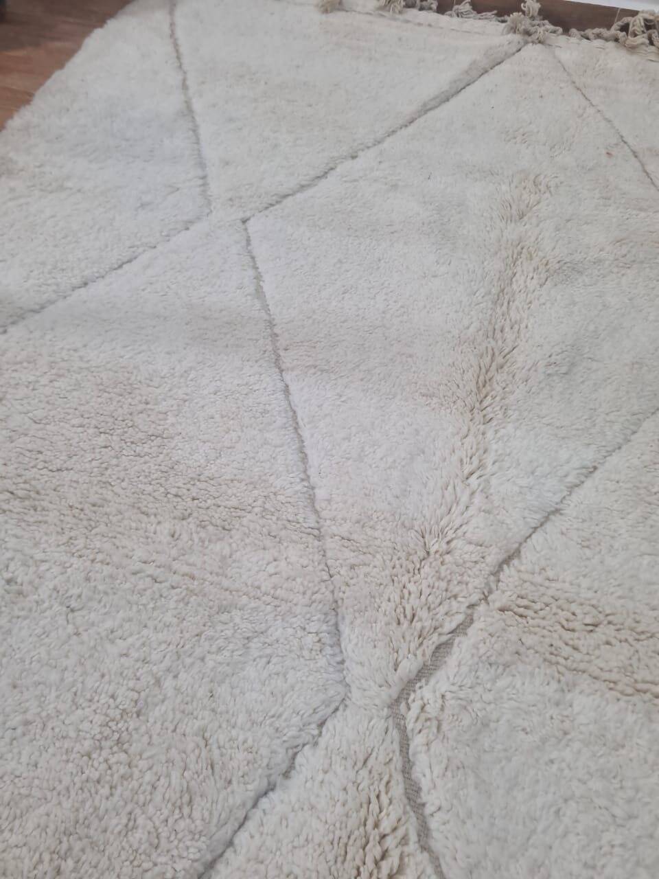 Handmade wool Berber rug 300X200 cm