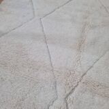 Handmade wool Berber rug 300X200 cm