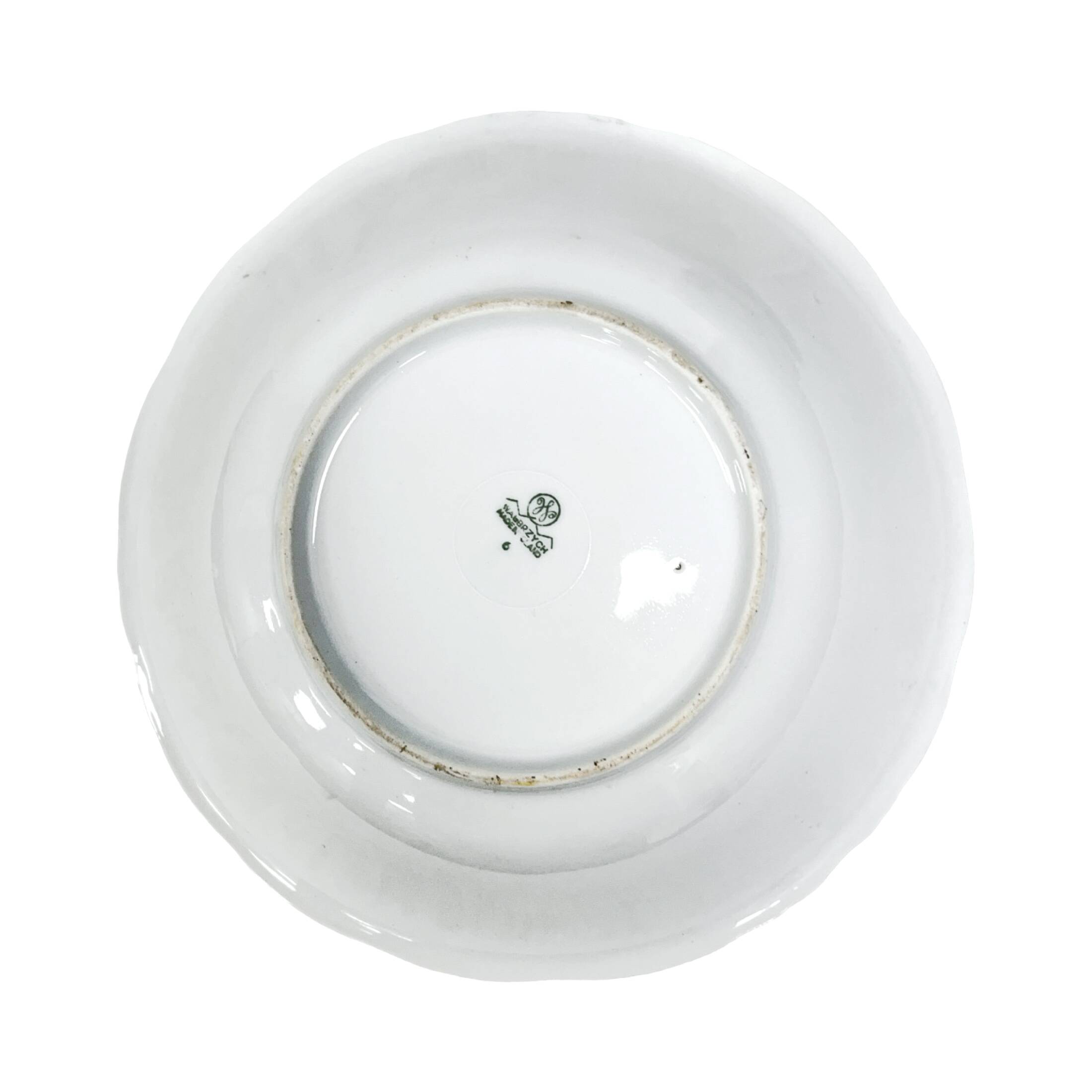 Porcelain set from the Wałbrzych Porcelain Factory - 13 pieces, floral deco