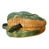 Corn cob slip gravy boat