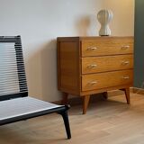 Chest of drawers 3 drawers compass feet