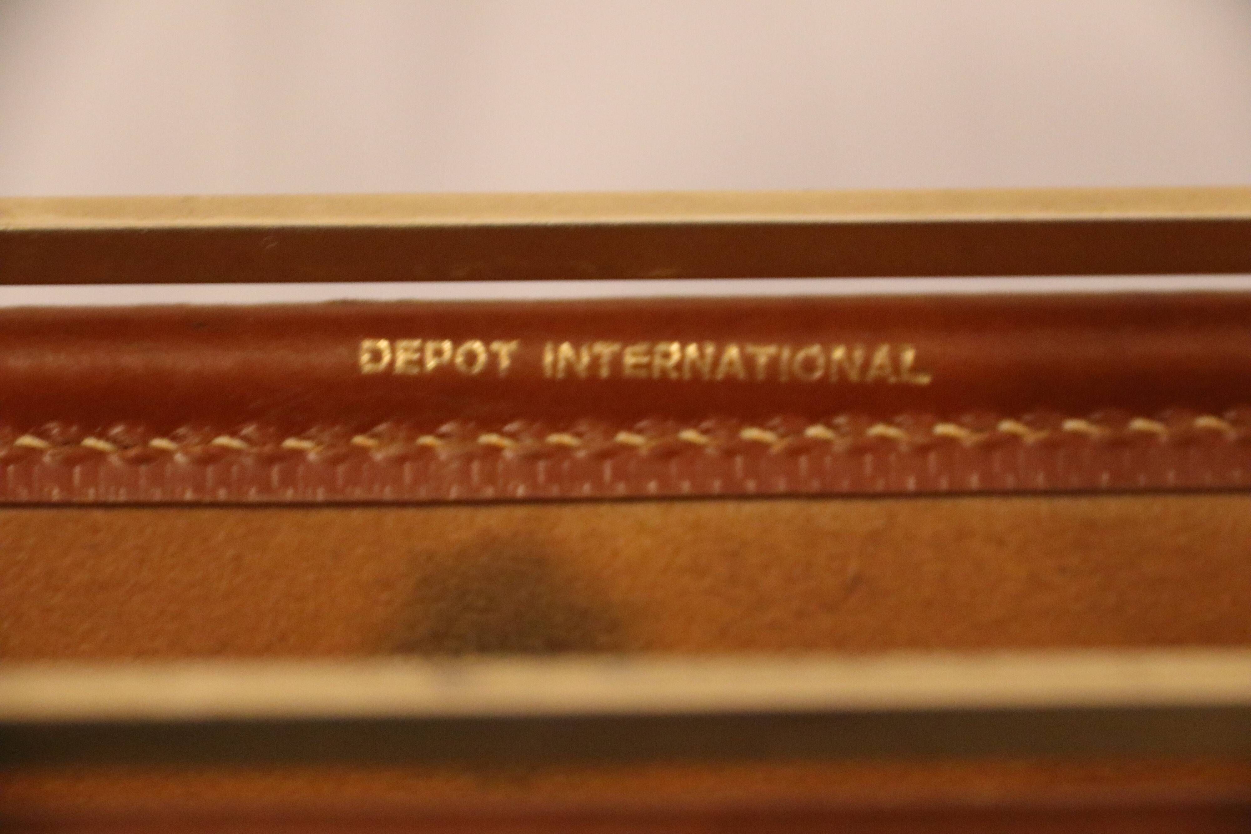Desk accessories - letter holder & calendar - by Delvaux - Belgium - 1970's