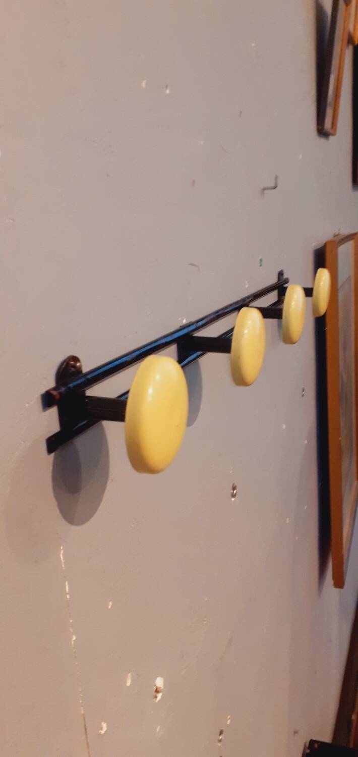 Vintage 60s wall coat rack