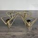 Scandinavian vintage design gold candelabra