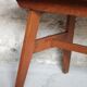 Table René Gabriel, table bois vintage, table à manger, table salon, table de repas, cuisine, 40's