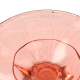 Pink Rosaline Art Deco Cake Stand Pastry Dish Scailmont