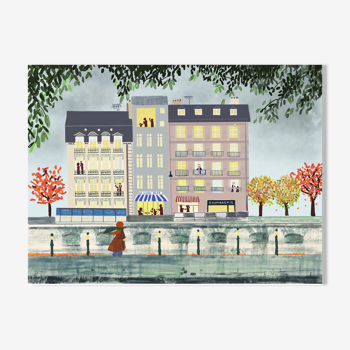 Illustration Paris Printemps