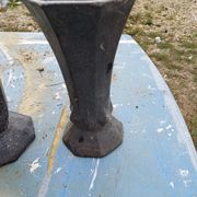 Lot of 6 Cast Iron Vases from 1900 from Charleville-Mézières