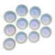 Set of 11 Isoard Pattern Soup Plates, Salins Manufacture