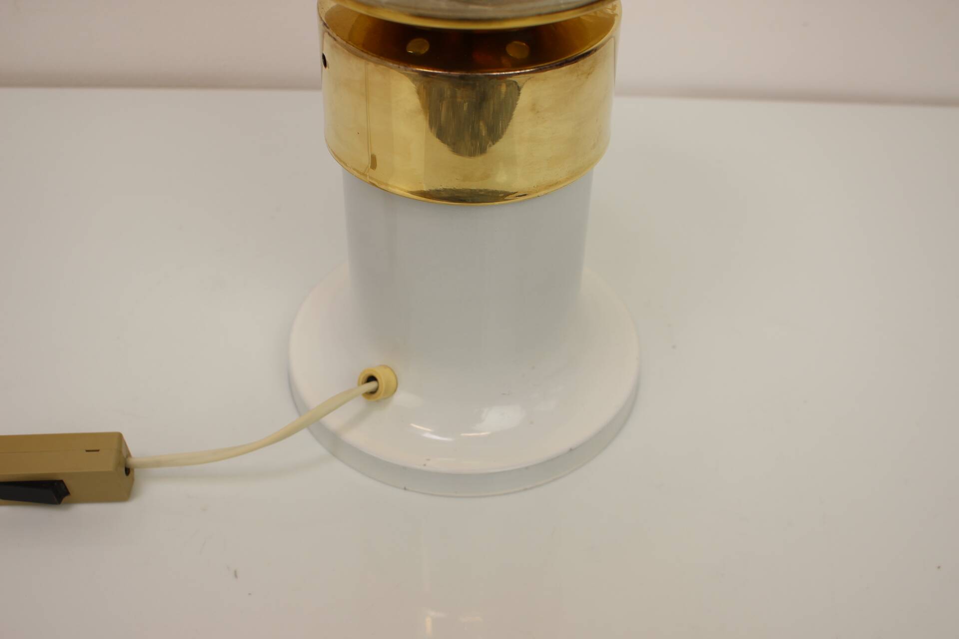 Mid-Century Brass Table Lamp by Kamenicky Senov, 1960s