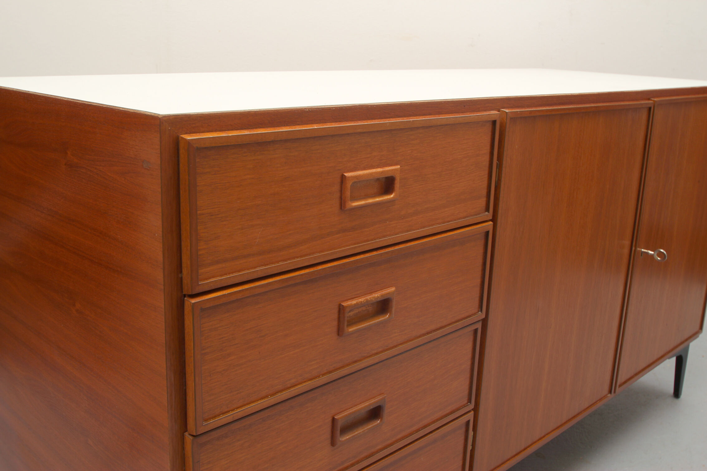 1960s sideboard in teak and formica