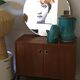 Meuble vintage en placage teck