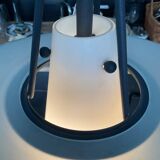 Postmodern Helestra Leuchten pendant light in opaline and frosted glass