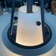 Postmodern Helestra Leuchten pendant light in opaline and frosted glass