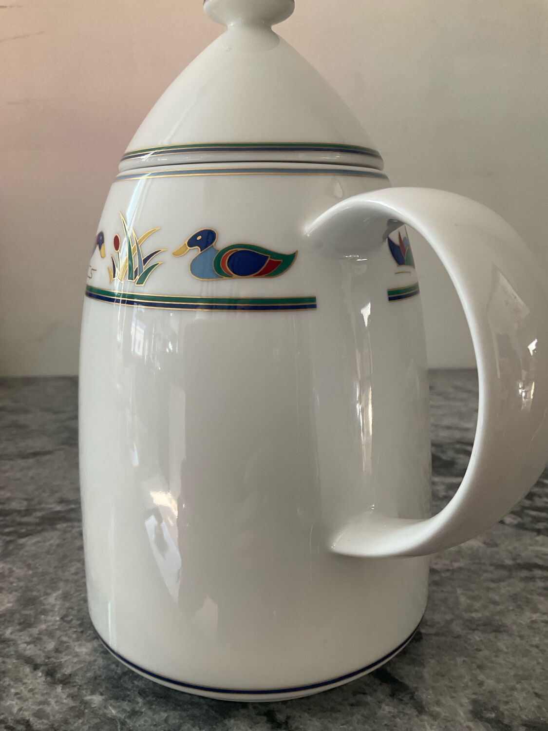 Vintage coffee pot Arzberg Germany mod. Bluebirds