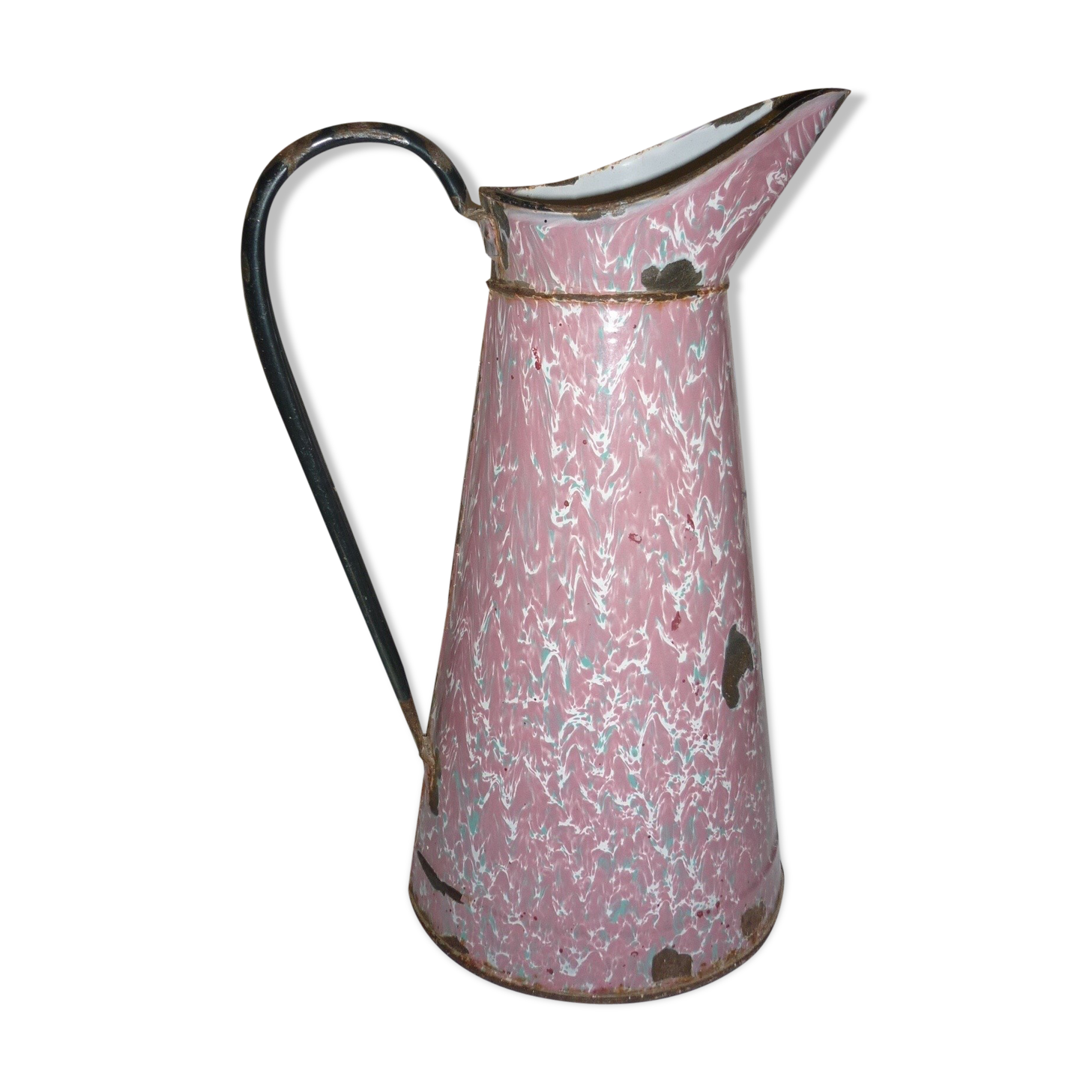 38 cm enamelled iron handle bro