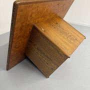 Scandinavian design marquetry wood coffee table by rolf middel and lindum