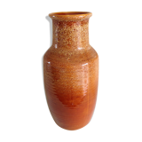 St Clement ceramic brown vase vintage 60-70s