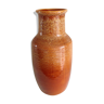 Vase brun en ceramique de St Clement vintage années 60-70