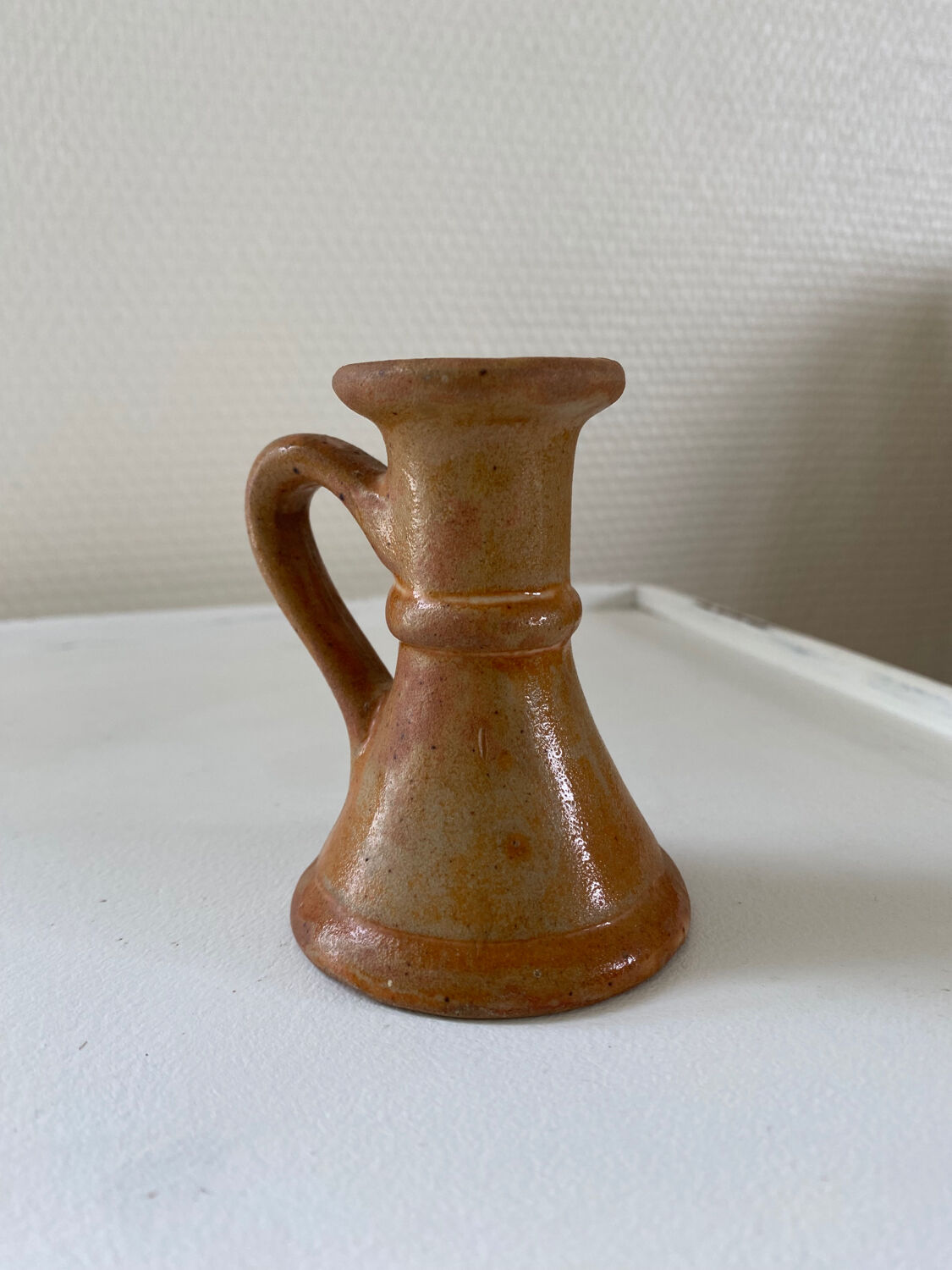 Sandstone candle holder