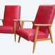 Paire de fauteuils style scandinave vintage 1971