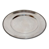 Round table service table tray Silver metal punch WMF