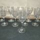 10 glasses in Porto, Baccarat, model Cavour, Year 1916