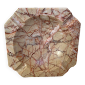 Veined marble ashtray tray