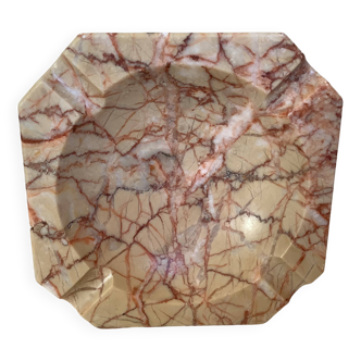 Veined marble ashtray pocket emptier