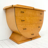 Art Deco Design Maple Chest of Drawers by Roche Bobois, 1980s