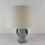 Lampe en grès signée Chantal et Thierry Robert 1960's