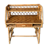 Rattan desk from the 60's