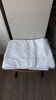 Old linen curtain