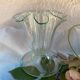 Original old glass vase