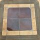 Ceramic coffee table signed Roger Capron and wood, Mambo model of the 1970s