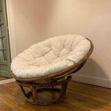 Rattan papasan chair