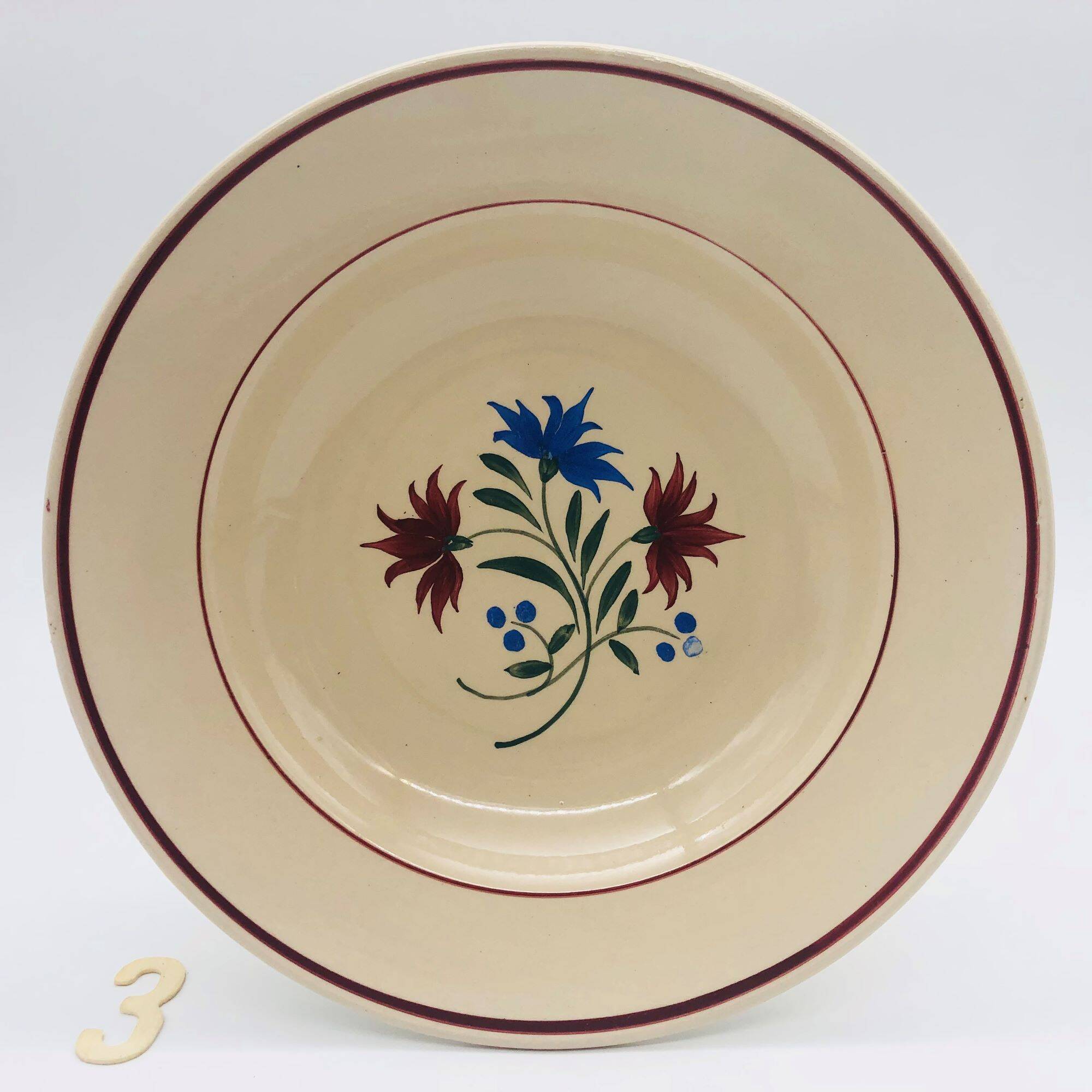 6 K&G Lunéville Soup Plates, "Denise" Model