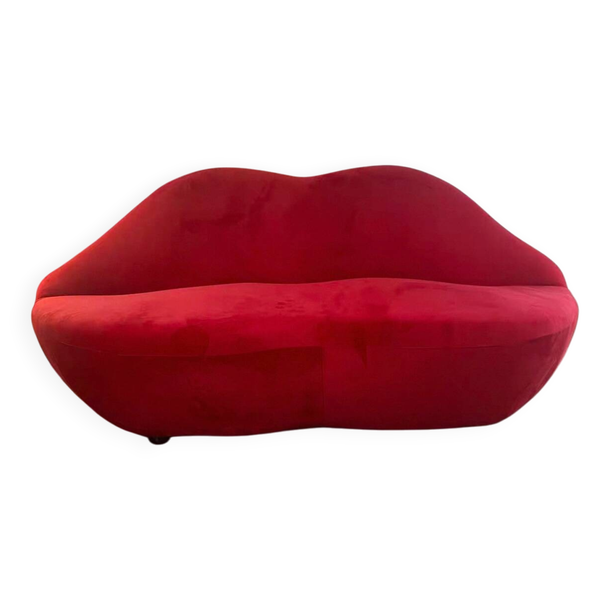 Iconic Canapé "Bocca" – Marilyn Monroe Inspiration – Red Velvet P